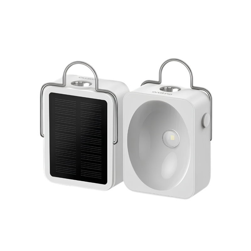 مصباح Oraimo SmartLamp Solar يعمل بالطاقة الشمسية ببطارية 450 مللي أمبير – عبوة قطعتين – أبيض