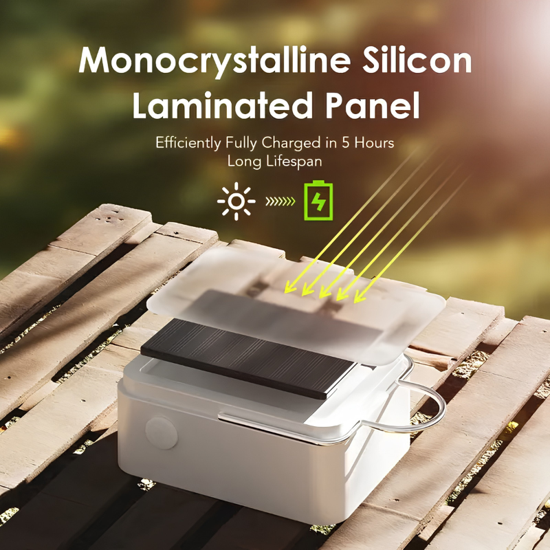 مصباح Oraimo SmartLamp Solar يعمل بالطاقة الشمسية ببطارية 450 مللي أمبير – عبوة قطعتين – أبيض