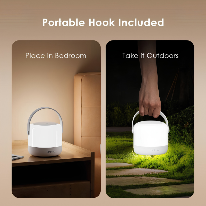 مصباح Oraimo SmartLamp Go الليلي RGB بقدرة 4.5 واط – أبيض