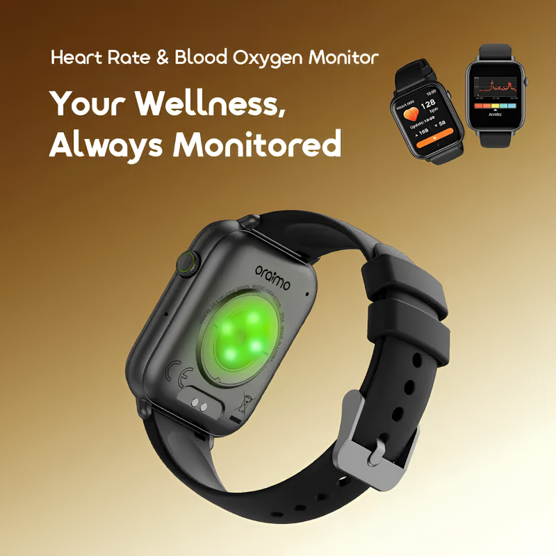 ساعة Oraimo Watch 6N الذكية – أسود