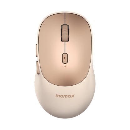 ماوس Momax 1-Folio MS02L2 لاسلكي قابل للشحن مع أزرار ذكية – رملي - صورة 3