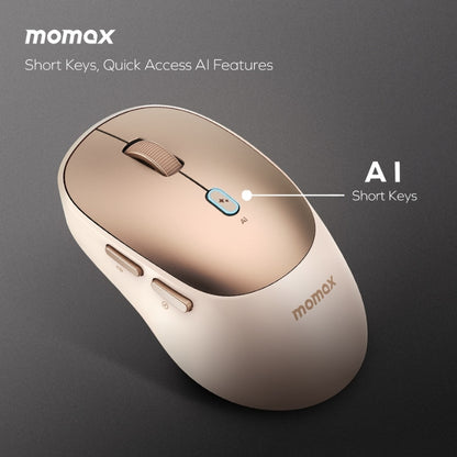 ماوس Momax 1-Folio MS02L2 لاسلكي قابل للشحن مع أزرار ذكية – رملي - صورة 7