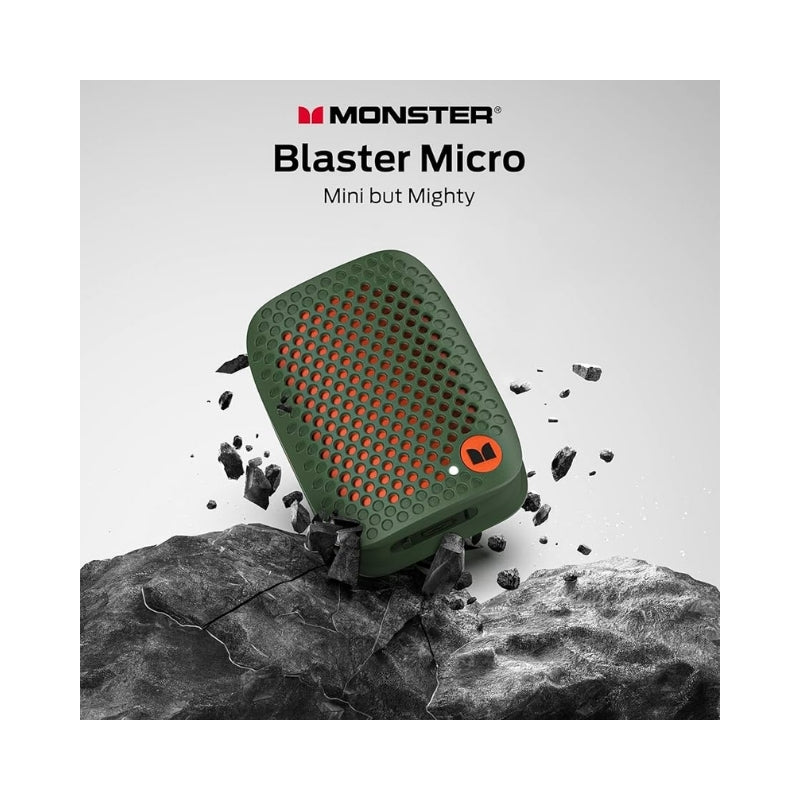 Monster Blaster Micro 6W Portable Speaker | Green and Black Green