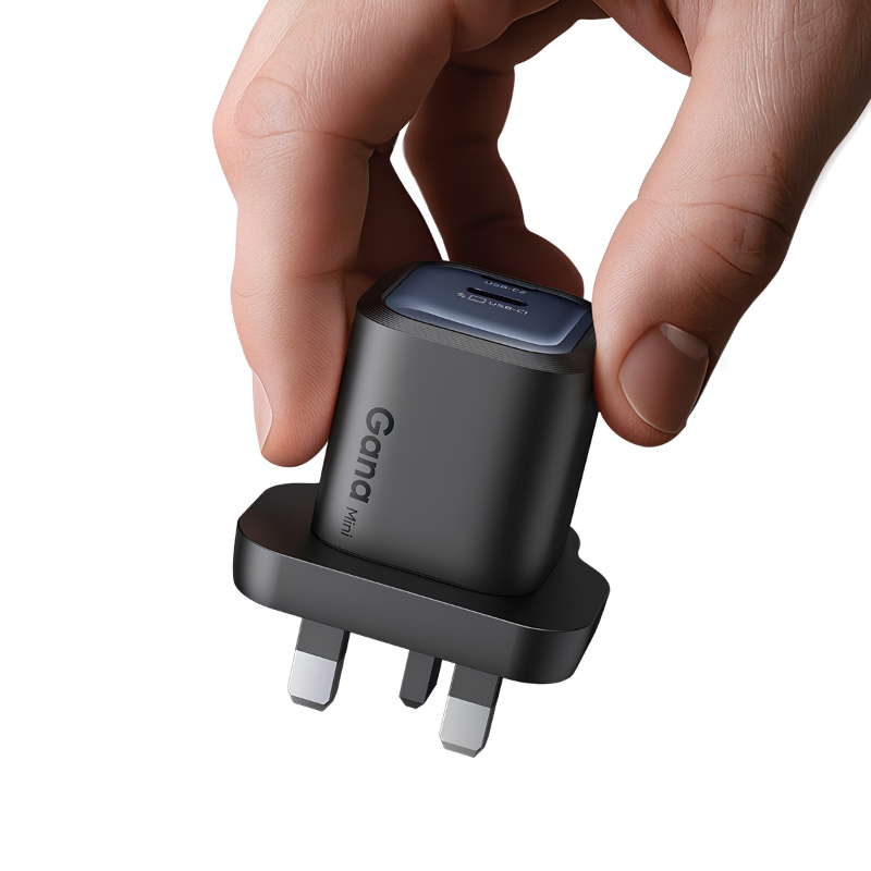 Mcdodo Ultimate Mini 45W GaN USB-C Charger with C-C Cable | Black and White Black