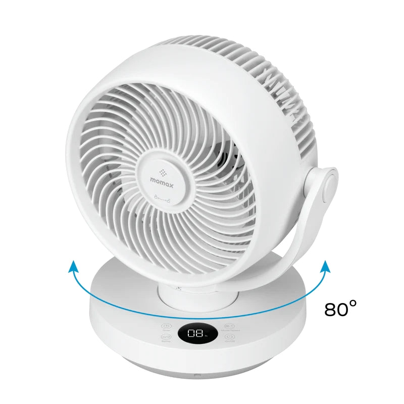 Momax Airoma IF16UKW 3D Air Circulation Diffuser Fan | White