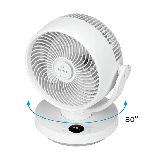 Momax Airoma IF16UKW 3D Air Circulation Diffuser Fan | White