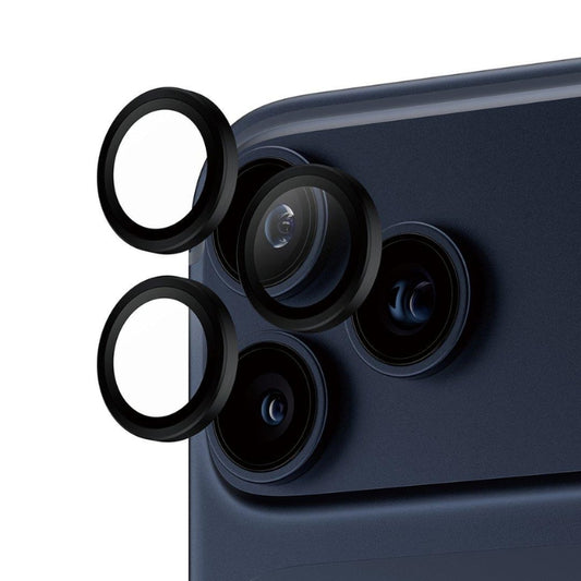 واقي عدسات PanzerGlass Hoops Black Metal PG43455 لهاتف iPhone 17 Pro / Pro Max | PanzerGlass Hoops Black Metal PG43455 Camera Lens Protector for iPhone 17 Pro / Pro Max