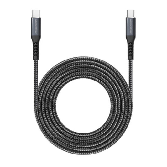 كابل RockRose Sparta CC2 RRCS18CC2 من USB-C إلى USB-C، 60W، 2 متر | RockRose Sparta CC2 RRCS18CC2 USB-C to USB-C Cable, 60W, 2m — Default Title