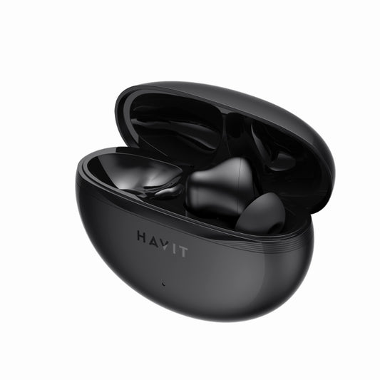 سماعات أذن Havit TW986 لاسلكية مع علبة شحن، أسود | Havit TW986 True Wireless Earbuds with Charging Case, Black — Default Title