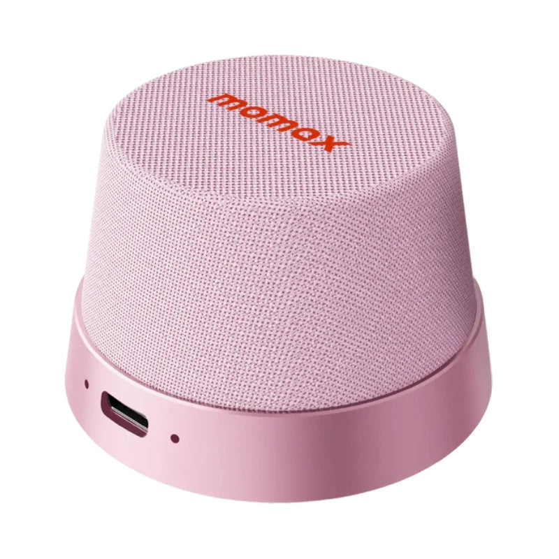 مكبر صوت Momax BS6 Vibe Go مغناطيسي لاسلكي | Momax BS6 Vibe Go Magnetic Wireless Speaker — وردي / Pink