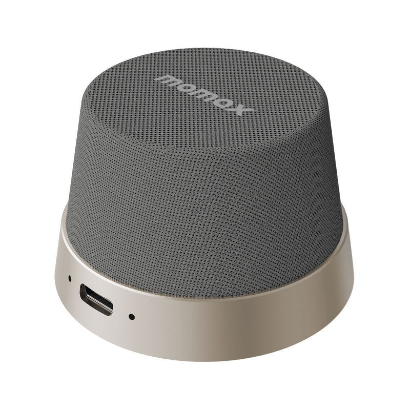 مكبر صوت Momax BS6 Vibe Go مغناطيسي لاسلكي | Momax BS6 Vibe Go Magnetic Wireless Speaker — تيتانيوم / Titanium