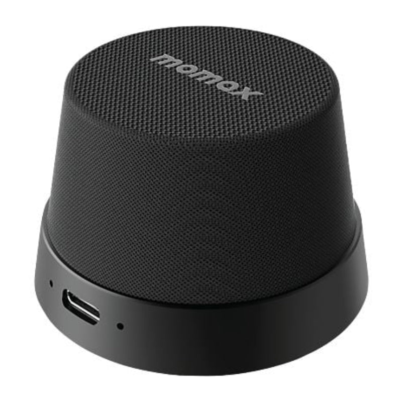 مكبر صوت Momax BS6 Vibe Go مغناطيسي لاسلكي | Momax BS6 Vibe Go Magnetic Wireless Speaker — أسود / Black