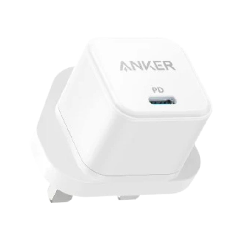 شاحن Anker A2347K21 USB-C بقدرة 20W، أبيض | Anker A2347K21 20W USB-C Wall Charger, White — Default Title
