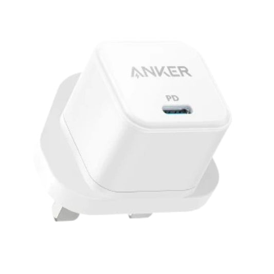شاحن Anker A2347K21 USB-C بقدرة 20W، أبيض | Anker A2347K21 20W USB-C Wall Charger, White — Default Title