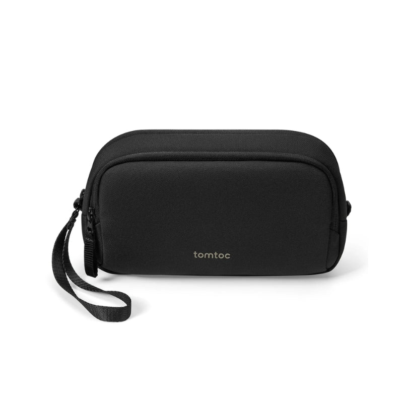 حقيبة تنظيم Tomtoc Light-T12 سعة 1.8 لتر | Tomtoc Light-T12 1.8L Accessory Pouch — أسود سادة / Plain Black